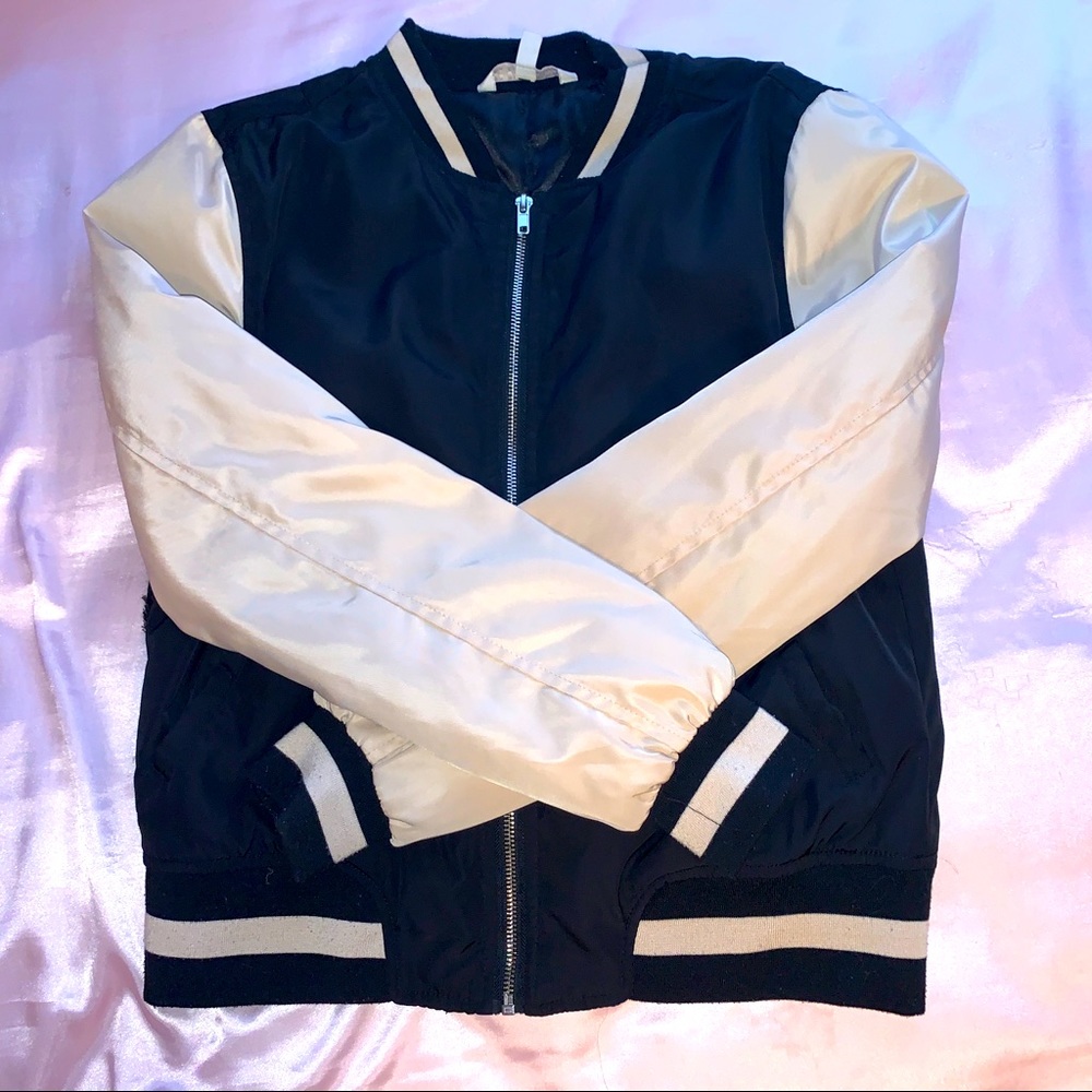Embroidered Bomber Jacket - Size W/M